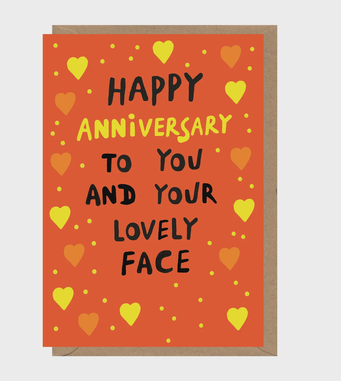 Anniversary Lovely Face Card