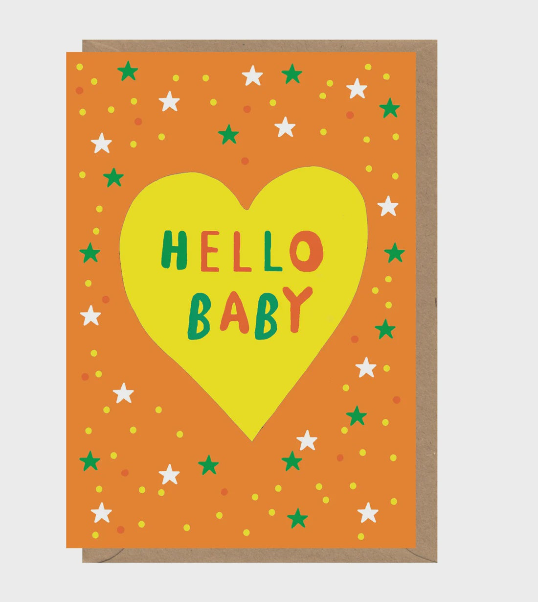 Hello Baby Heart Card