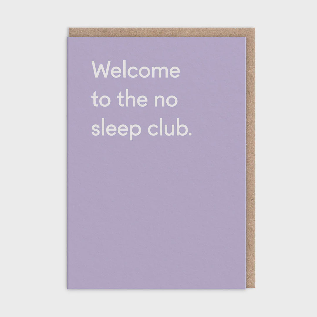 No Sleep Club Card