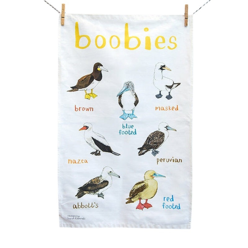 Boobies Tea Towel