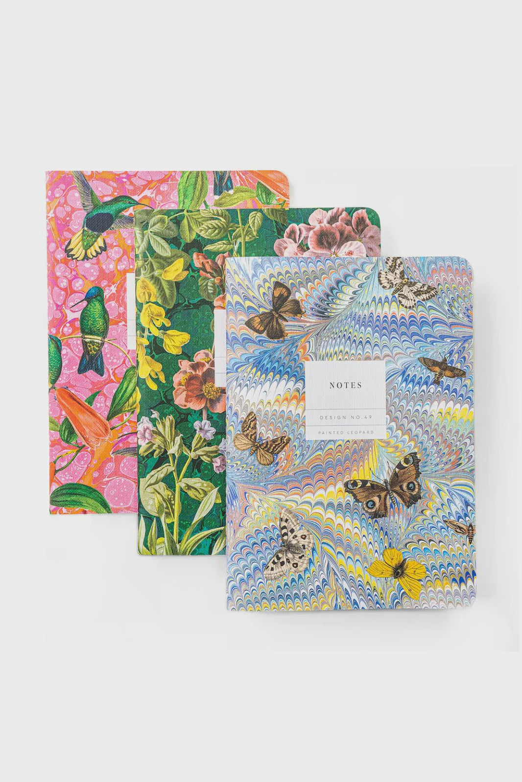 Hummingbird, Sea Creatures & Butterfly Notebooks Set