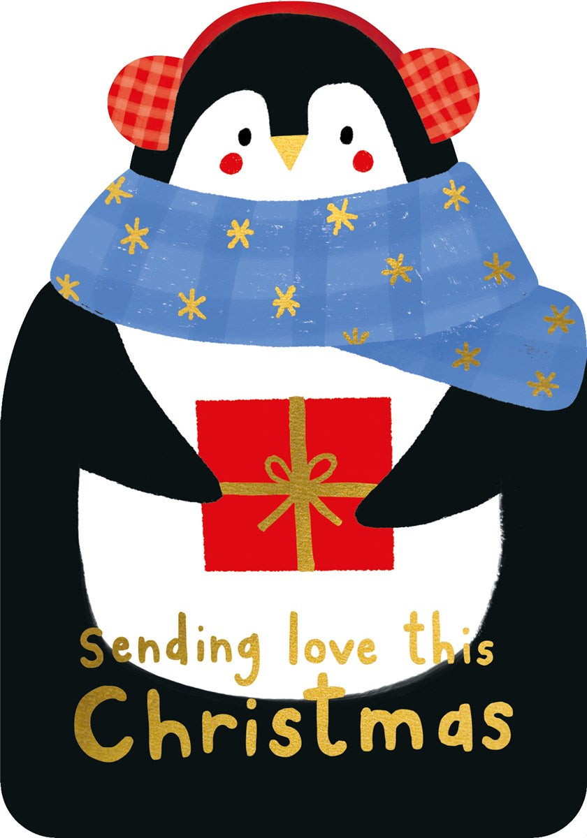 Penguin In Scarf Card