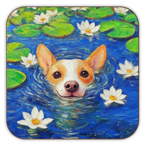 Dog Swimming Coaster