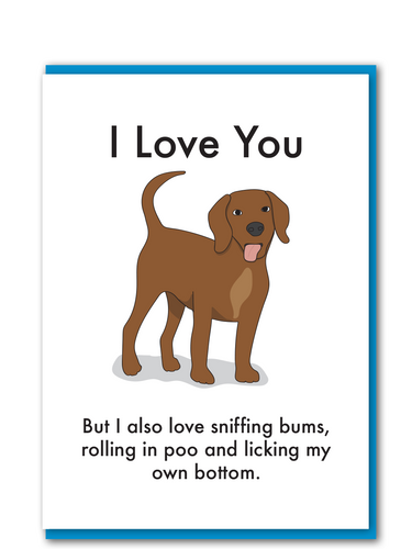 Love You Dog Card