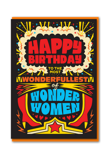Wonderfullest Wonder Woman Card