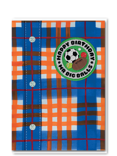 Mr Big Balls Card