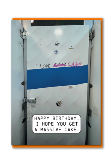 I Love Cake Card