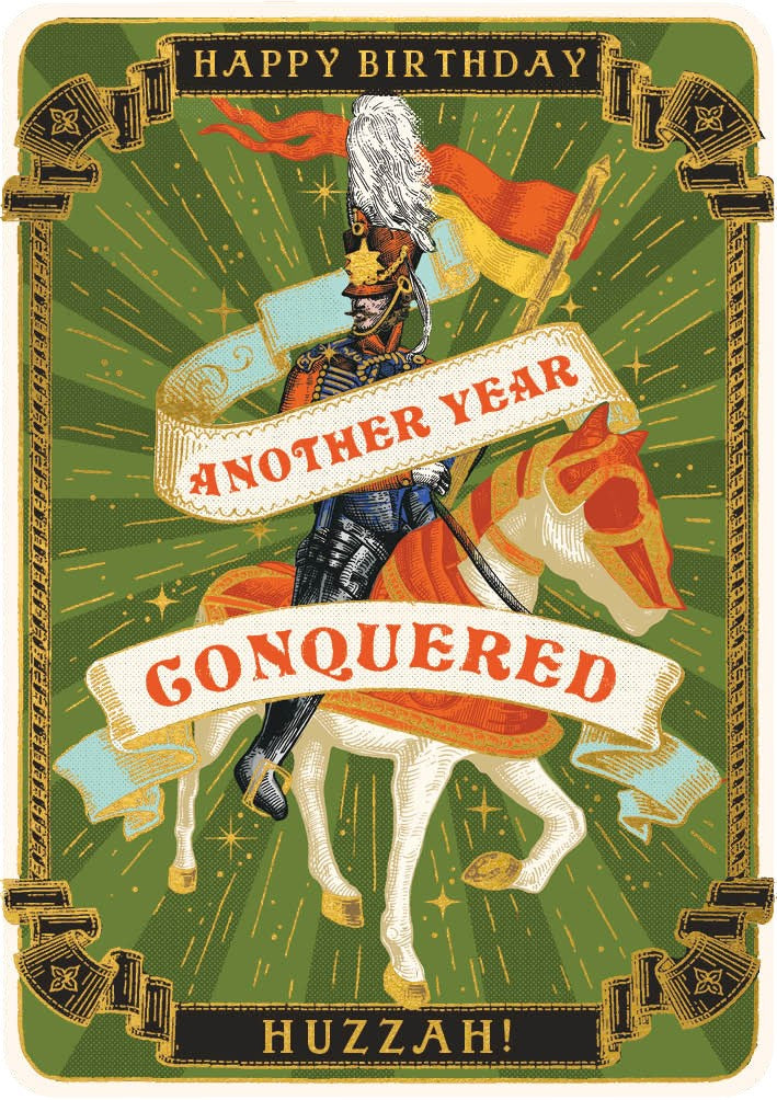 Another Year Conquered Card