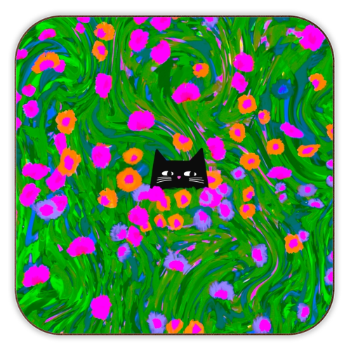 Meadow Cat Coaster