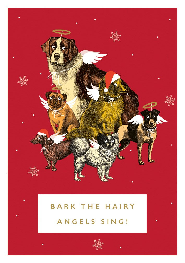 Bark the Hairy Christmas Card