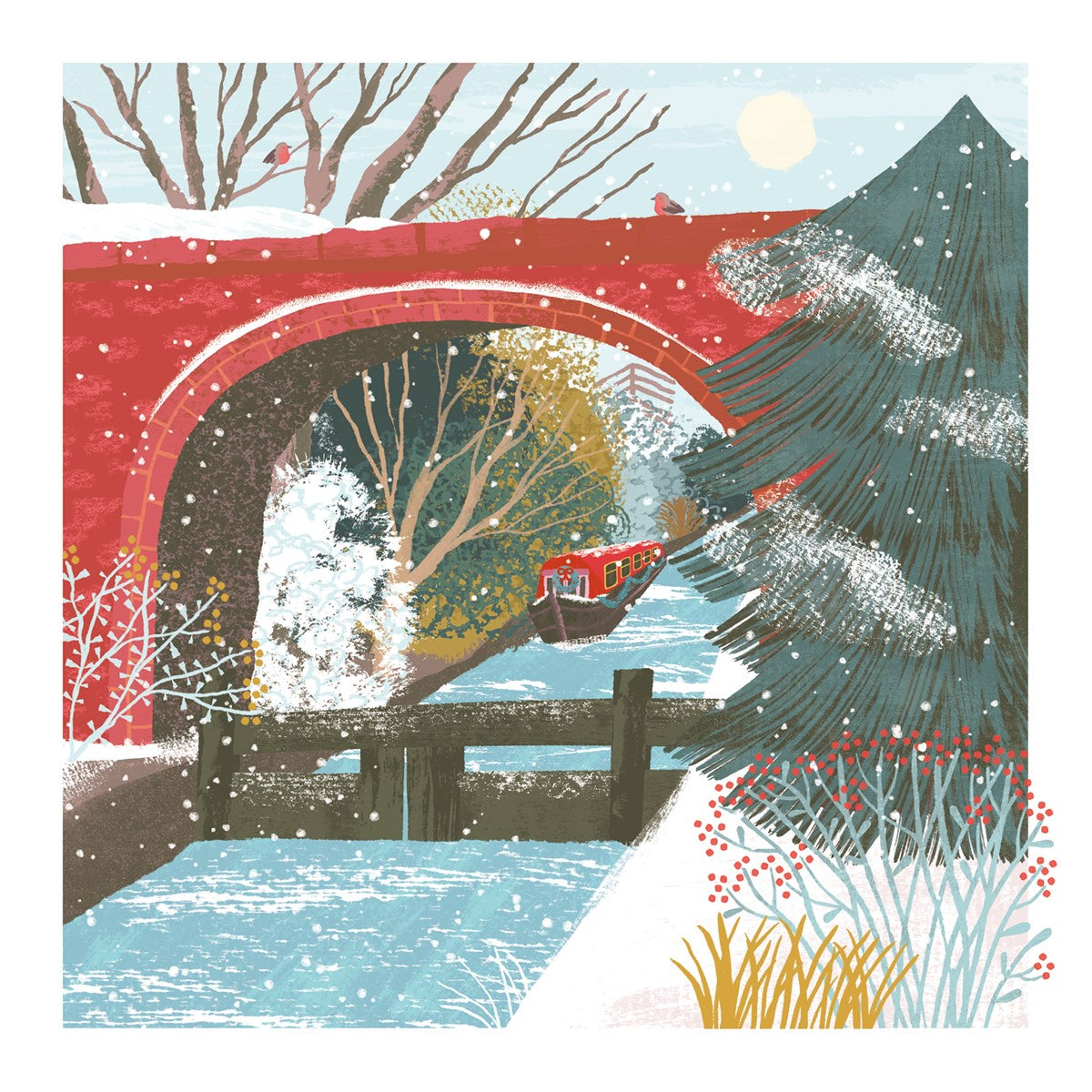 Winter Canal Card