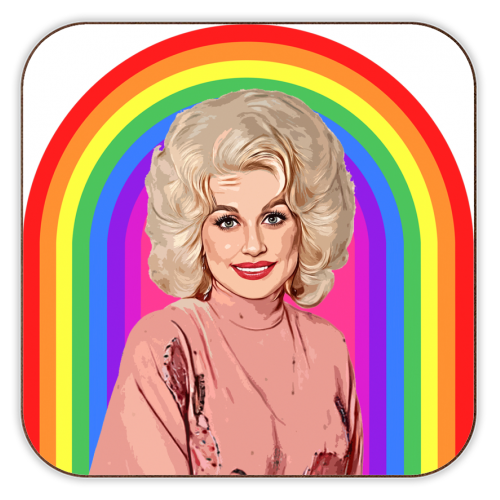 Rainbow Dolly Coaster