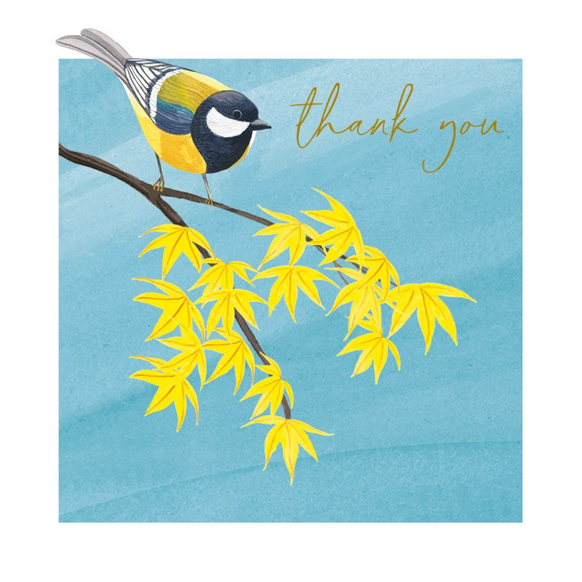 Blue Tit Thank You Card