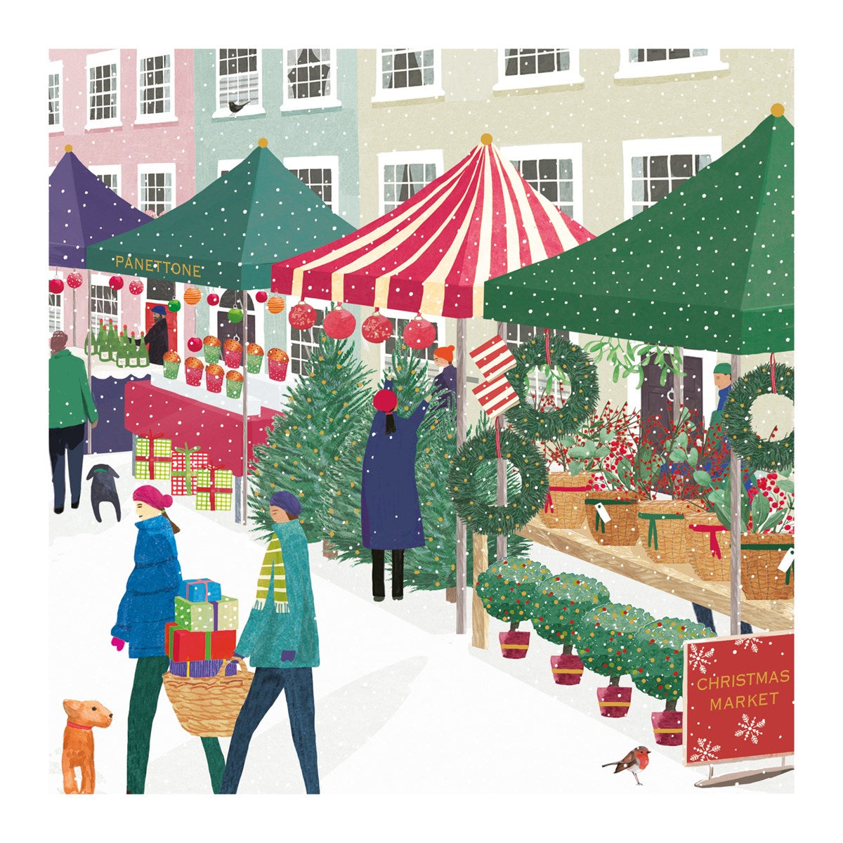 Christmas Market Card