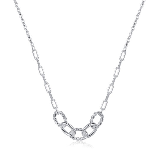 Lottie Links Necklace - Sterling Silver