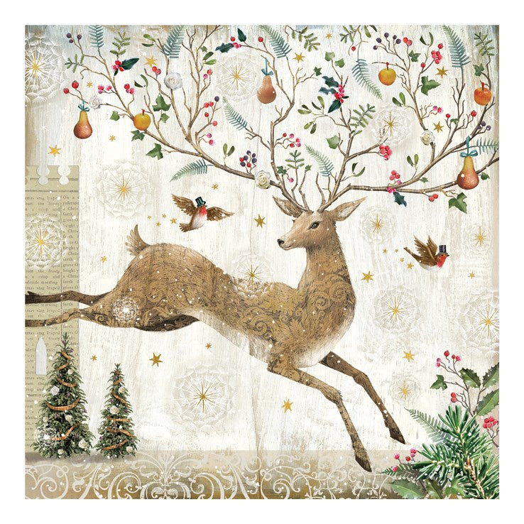 Reindeer Christmas Charity Card Set