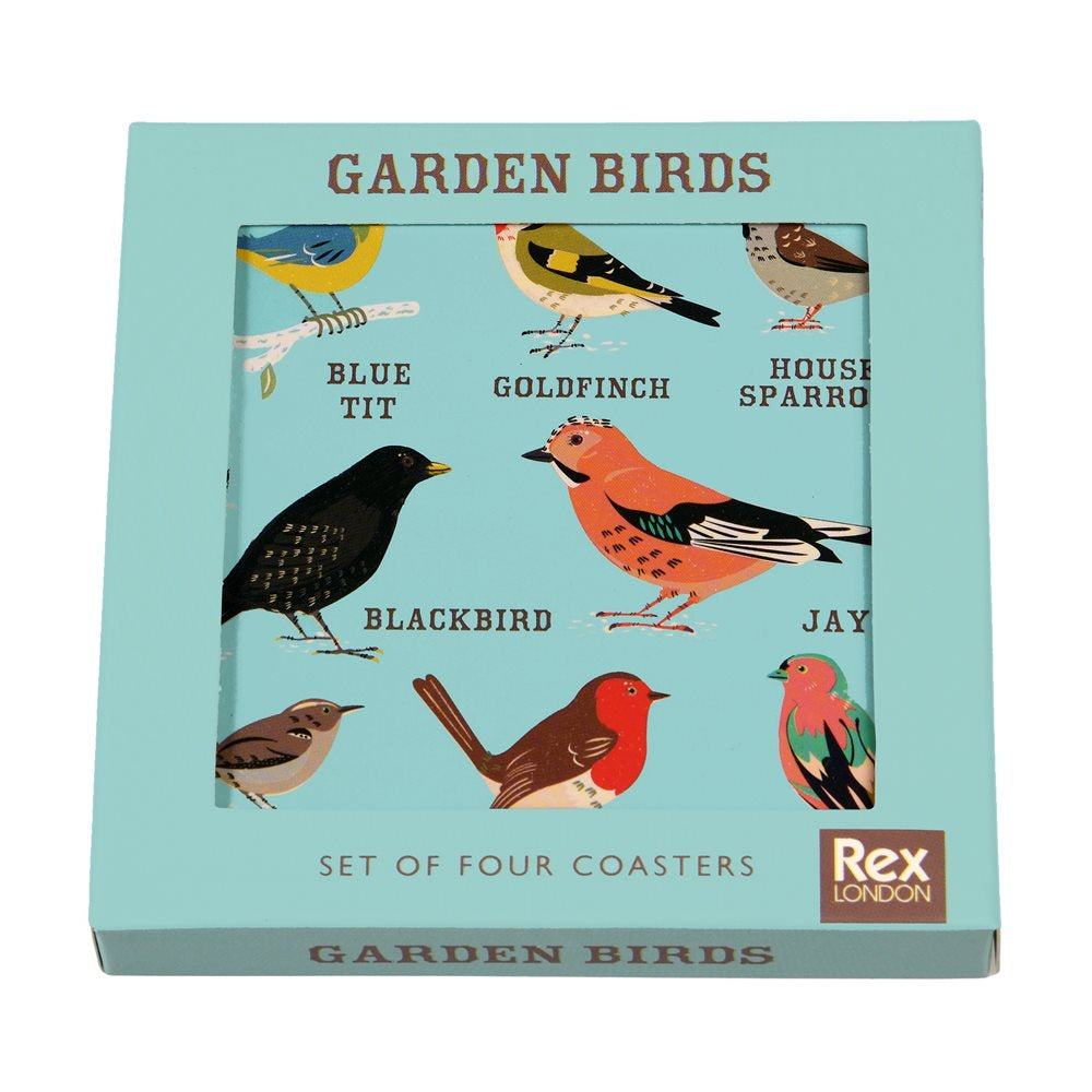 Garden Birds Coaster Set