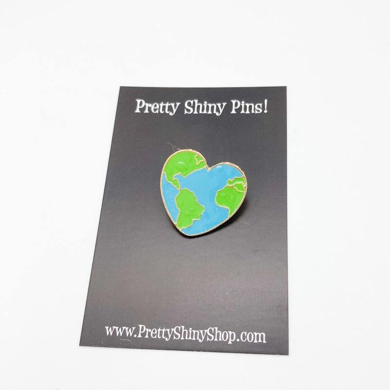 Love Earth Pin - Pretty Shiny Shop