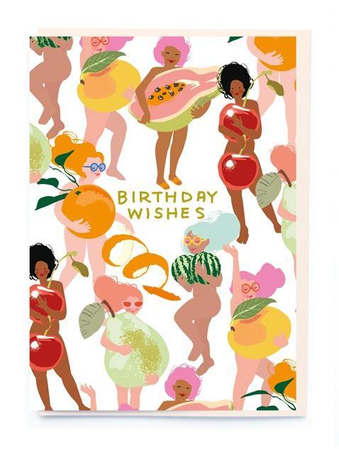 Fruity Girls Birthday Card - Pretty Shiny Shop