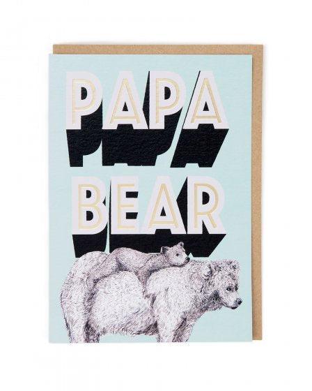 Papa Bear Card - Pretty Shiny Shop