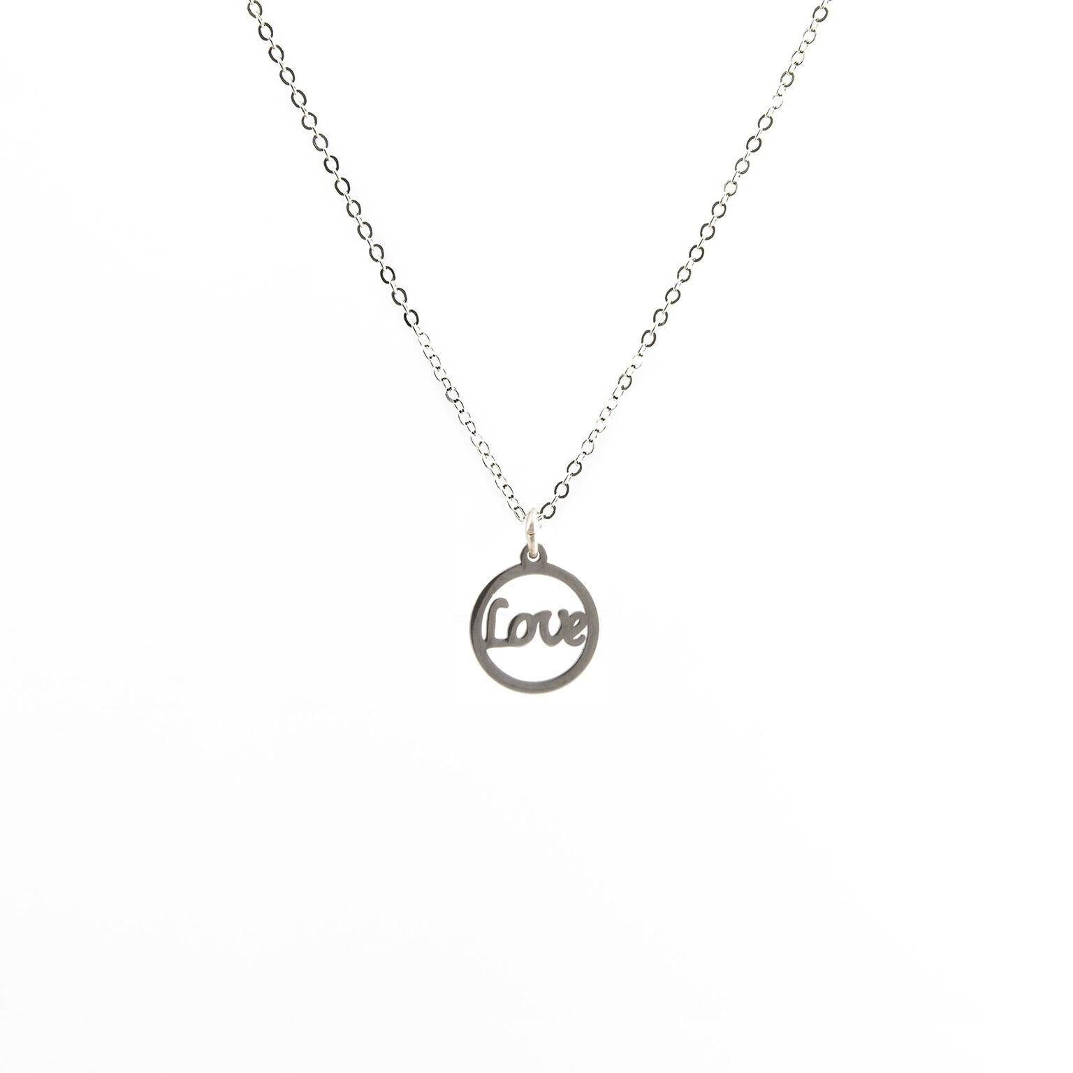 Love in a Circle Necklace - Pretty Shiny Shop