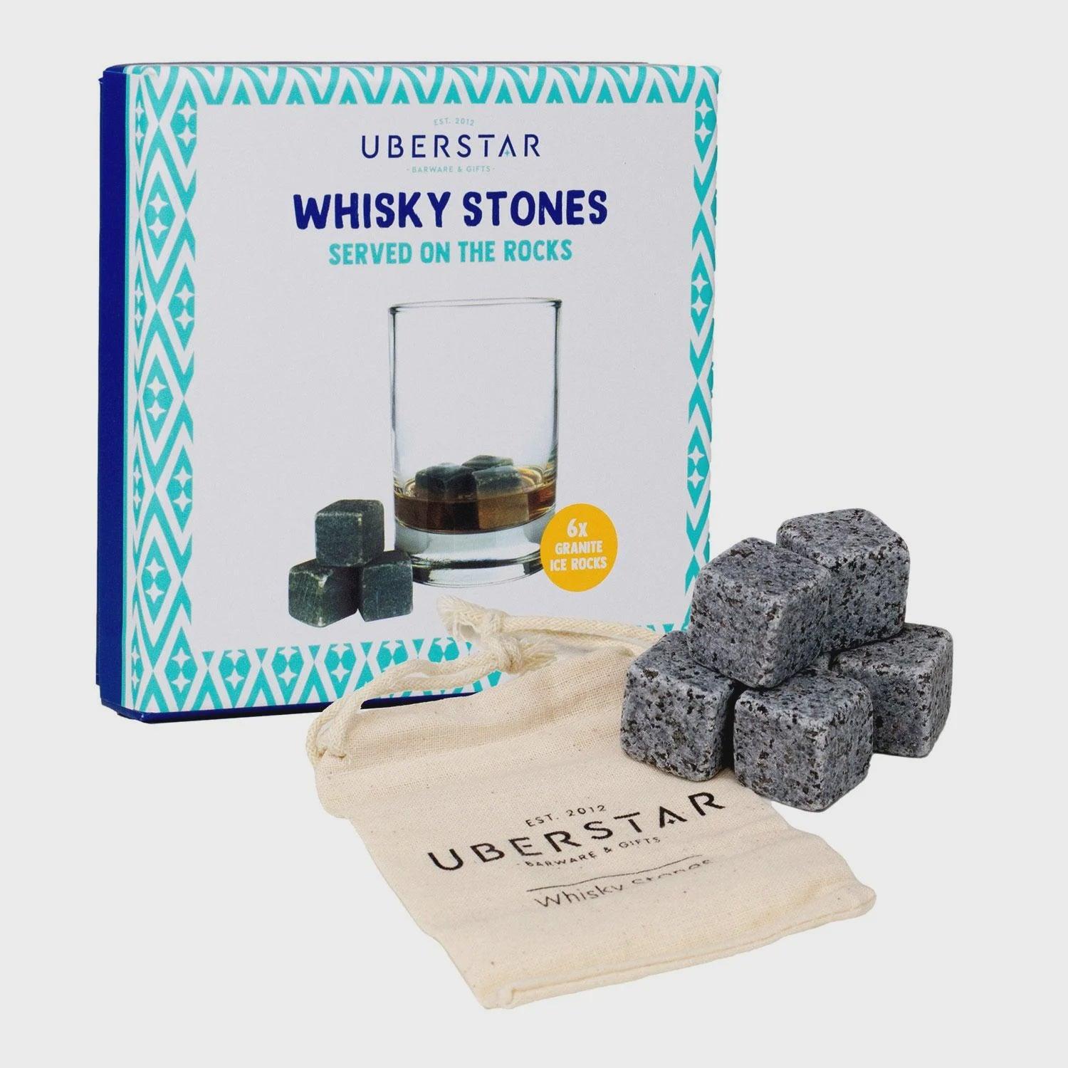 Whiskey Stones - Set of 6 Cubes - Pretty Shiny Shop