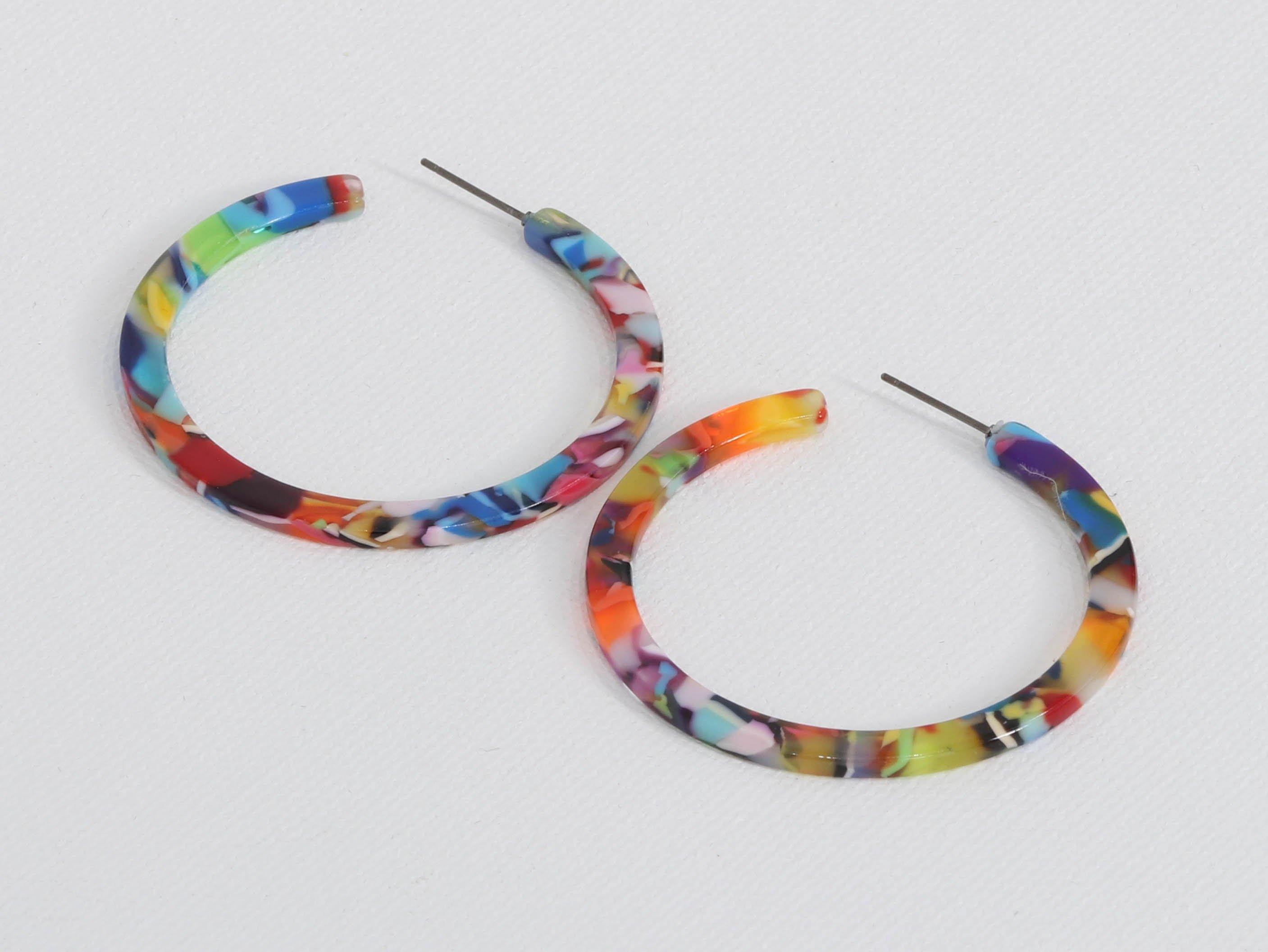 Sophia Hoop Earrings - Pretty Shiny Shop