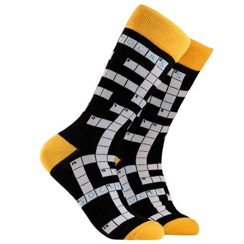 Crossword Socks - Small