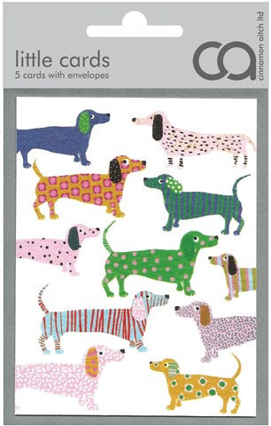 Note Cards - Sausage Dogs