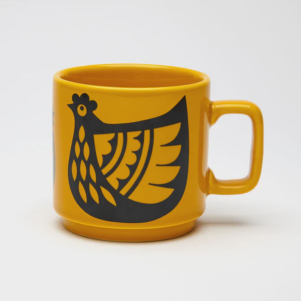 Chicken Family Yellow Mug