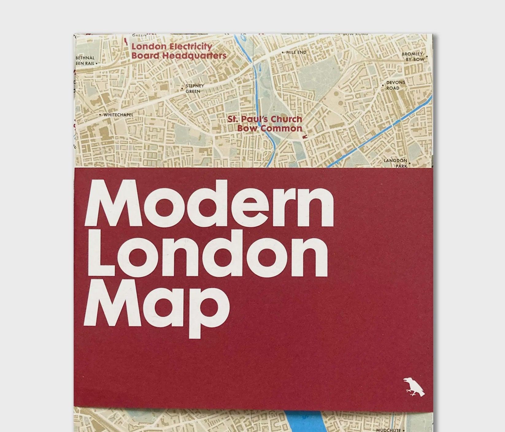 Modern London Map - Pretty Shiny Shop