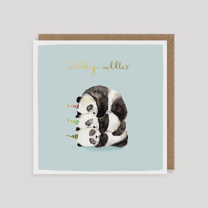 Pandas Birthday Card - Pretty Shiny Shop