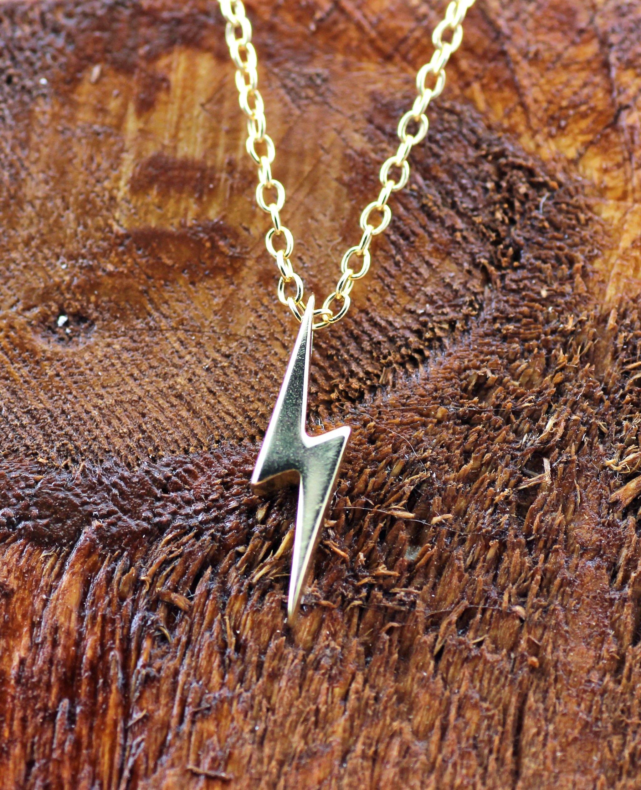 Lightning Bolt Necklace - Pretty Shiny Shop