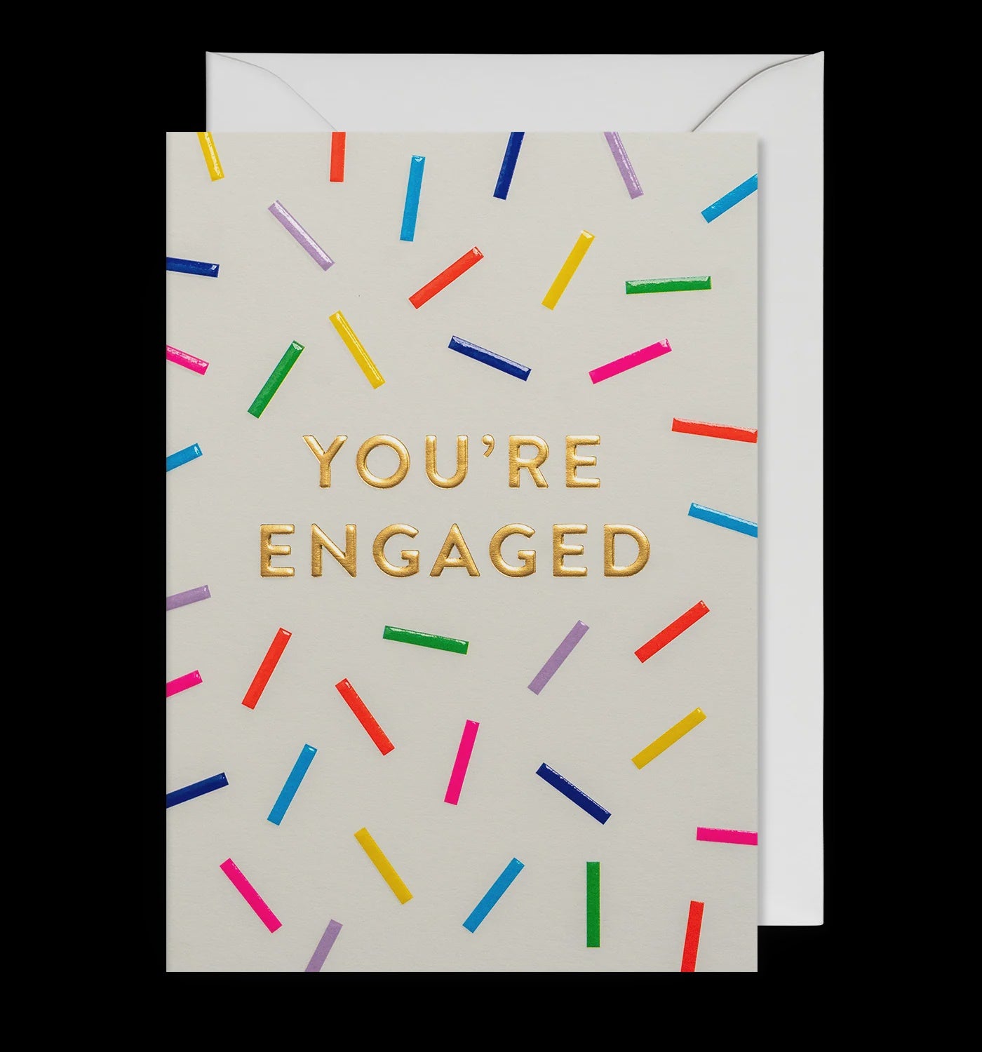 Confetti Engagement Card