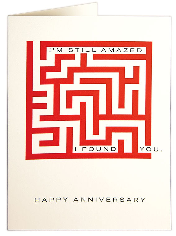 Amazed Anniversary Card