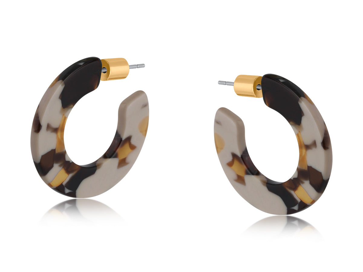 Jessica Cut Out Hoop Earrings