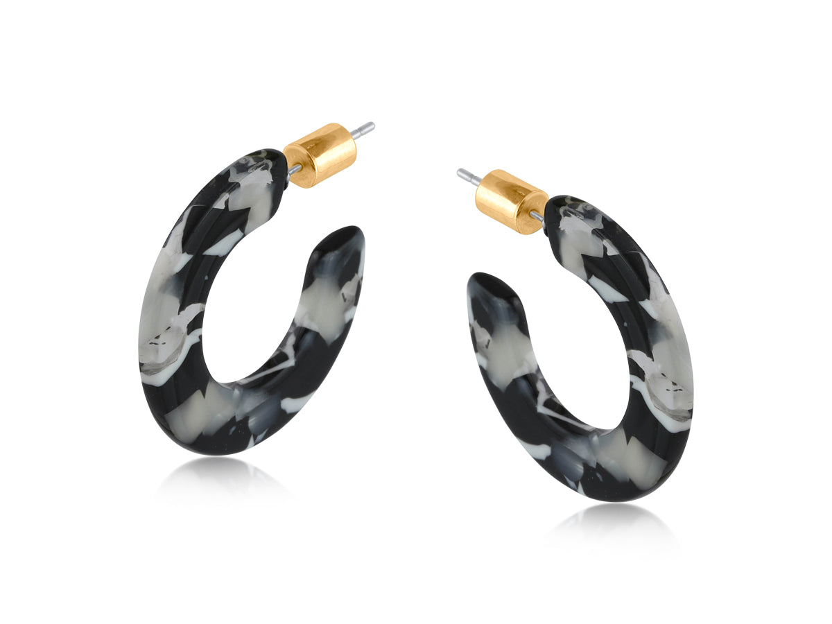 Jessica Cut Out Hoop Earrings