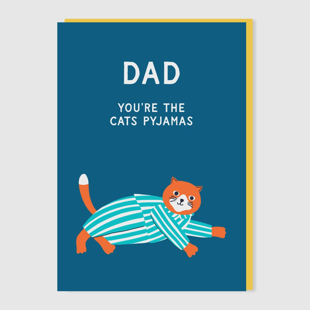 Cats Pyjamas Father's Day Card