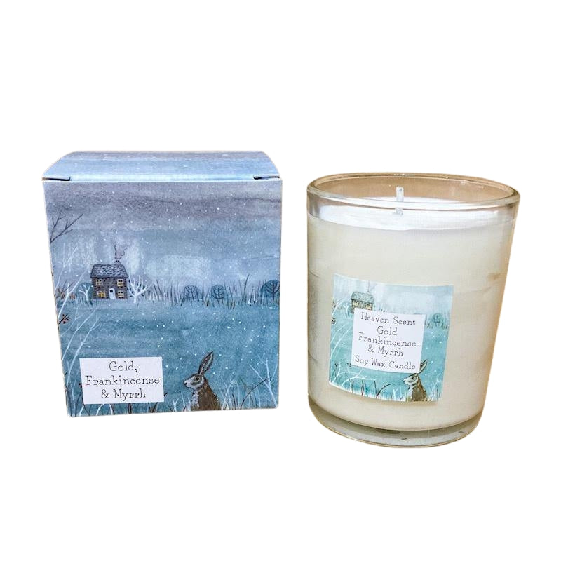 Gold, Frankincense & Myrrh Soy Wax Candle - 20cl