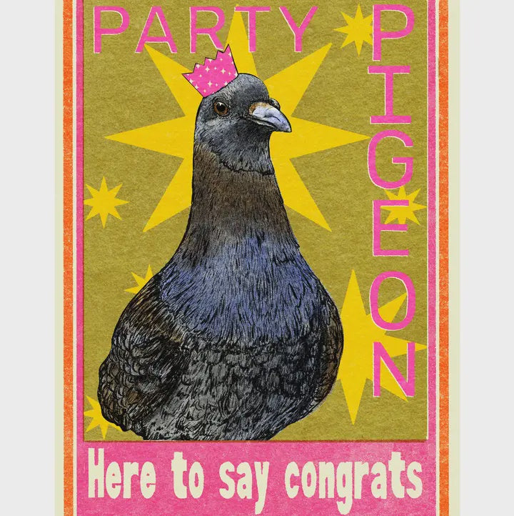 Party Pigeon Card