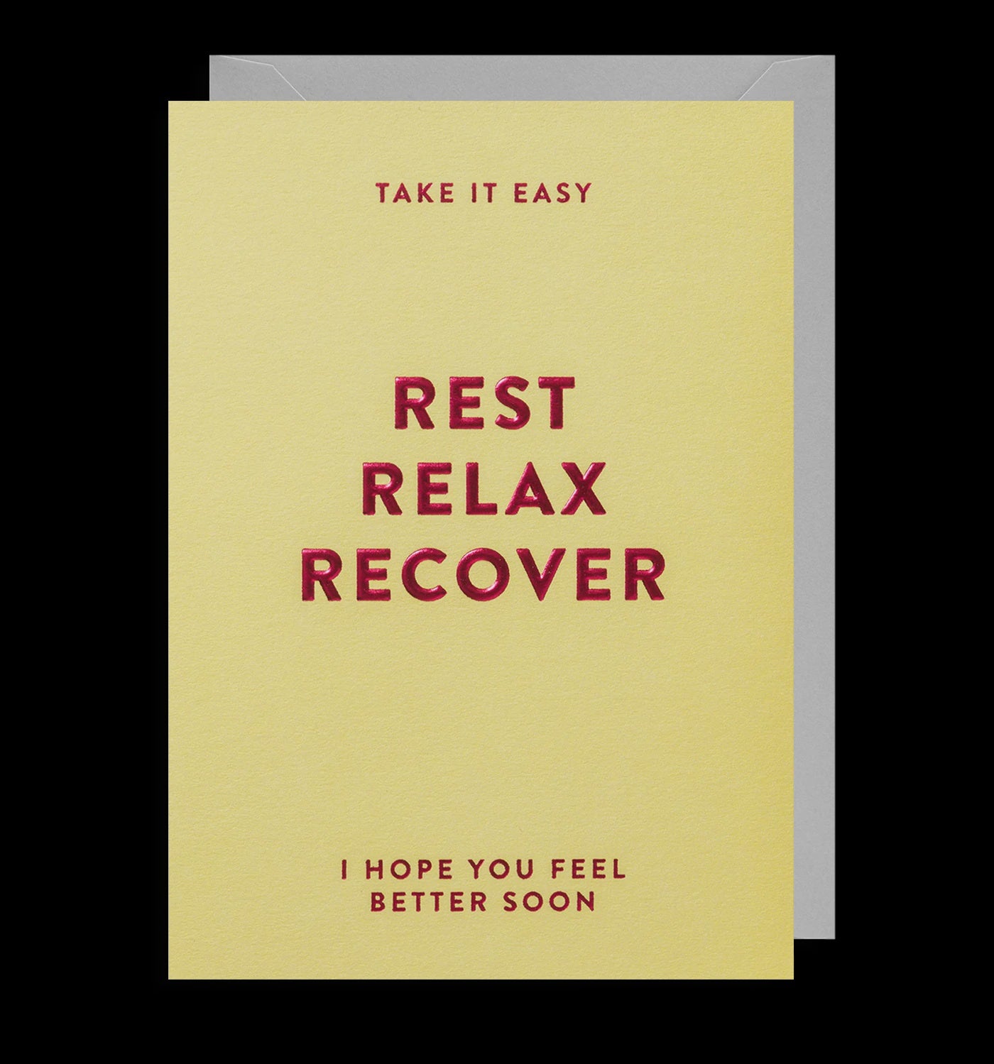 Rest Relax Recover Card