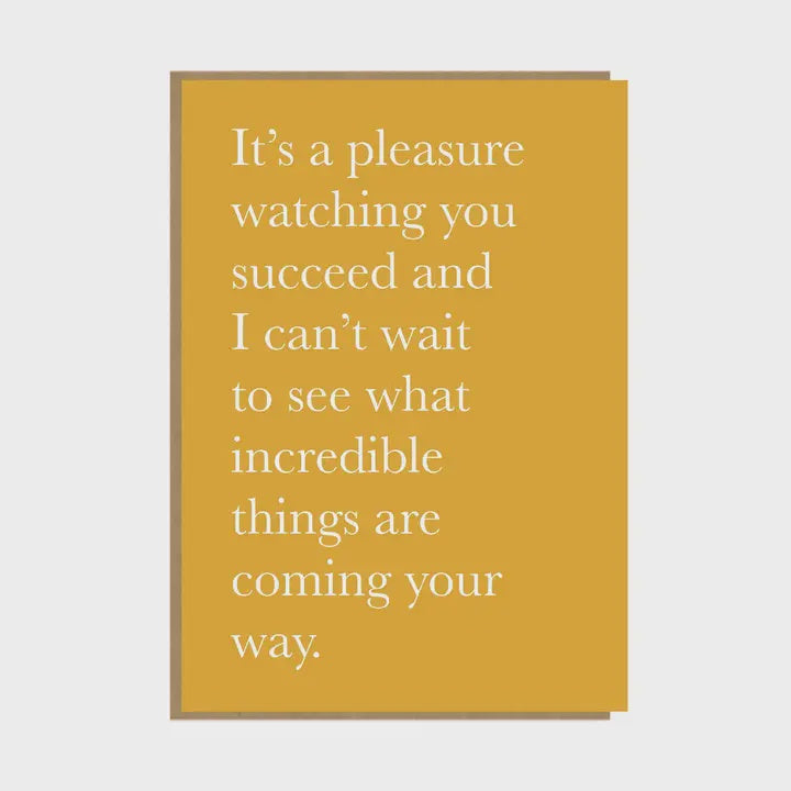 Pleasure Card