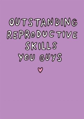 Reproductive Skills Card