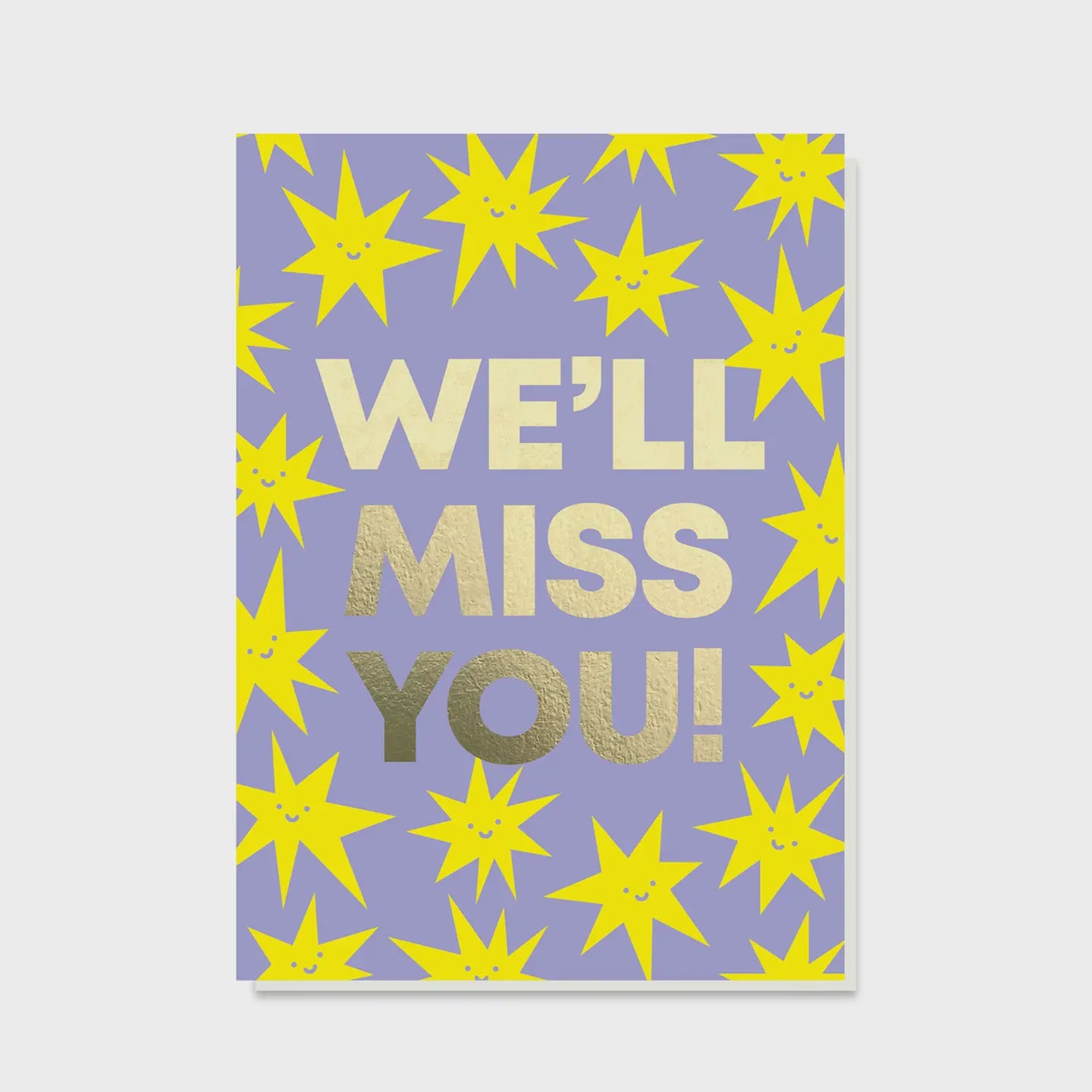 We'll Miss You Card