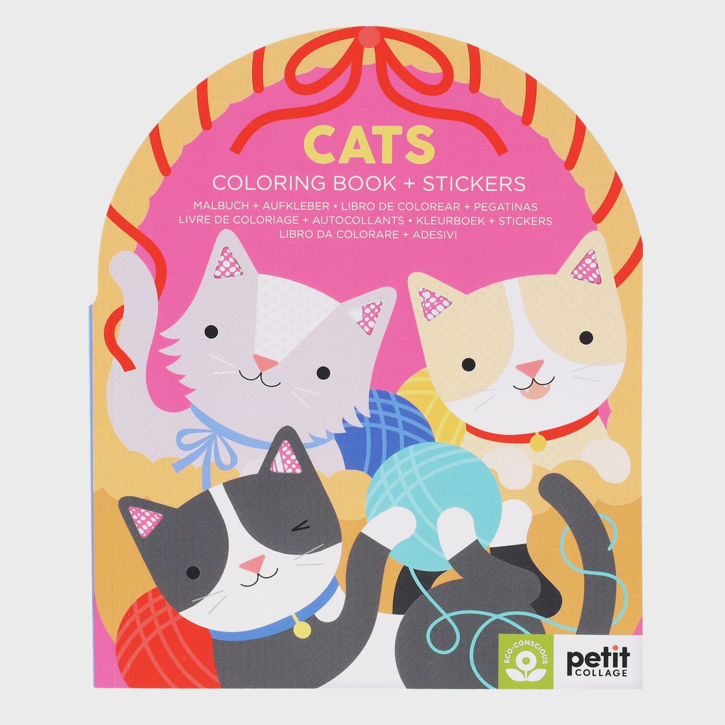 Cats Colouring Book & Stickers