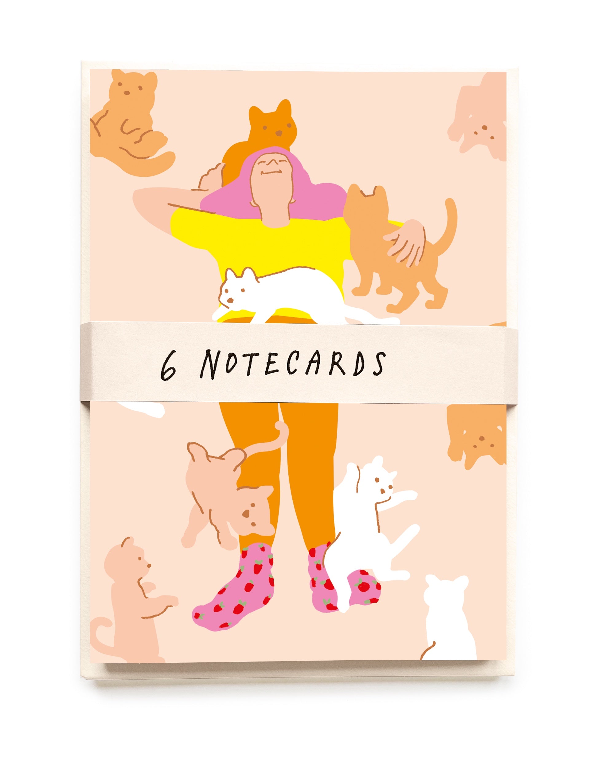 Cats Cuddles Note Card Set