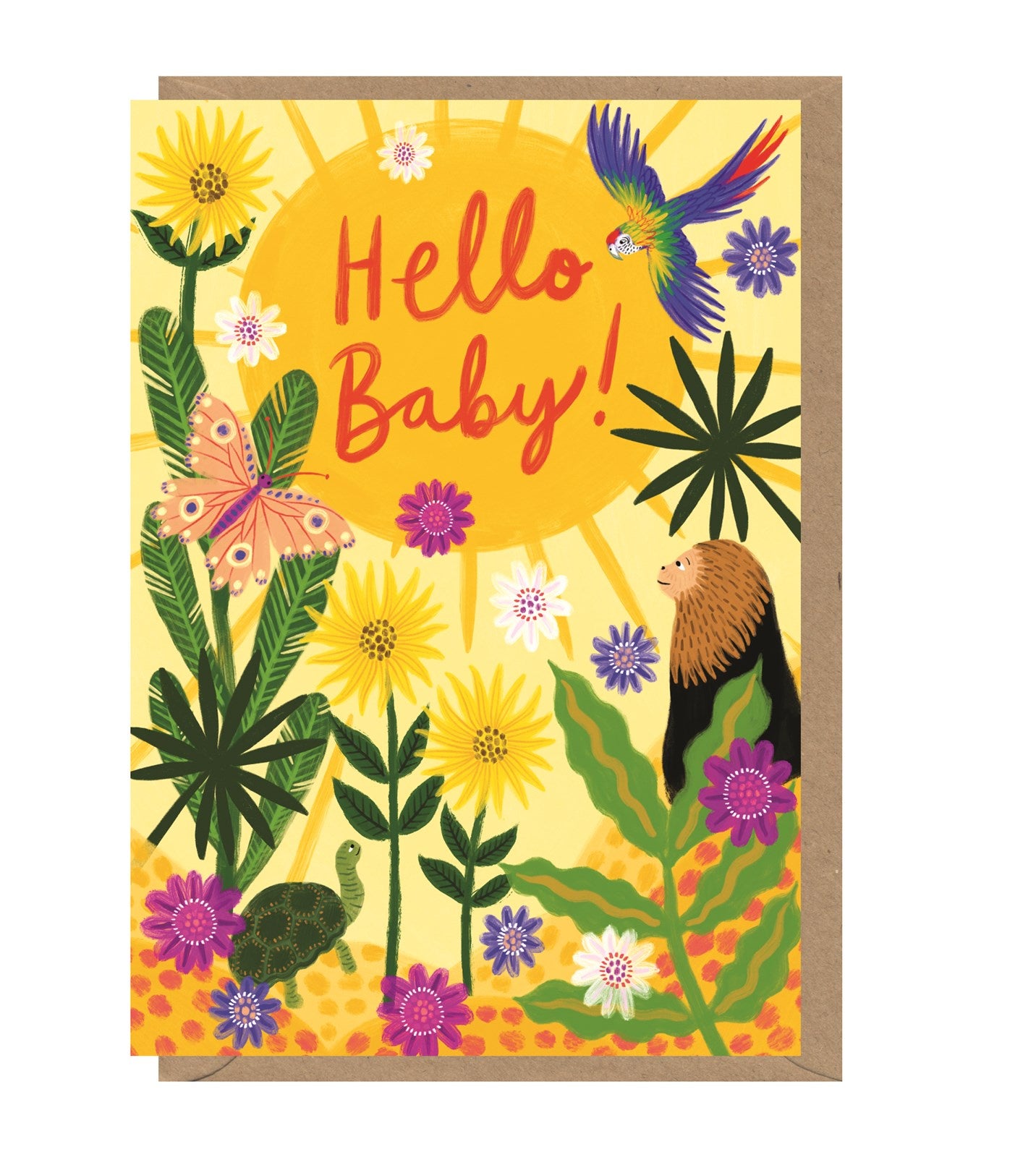 Sun Hello Baby Card