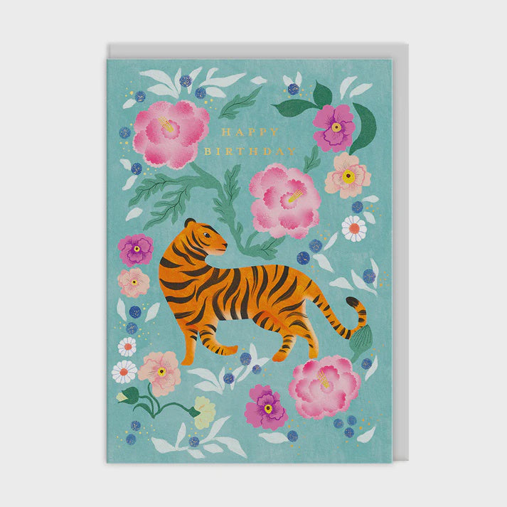 Tiger Bloom Card