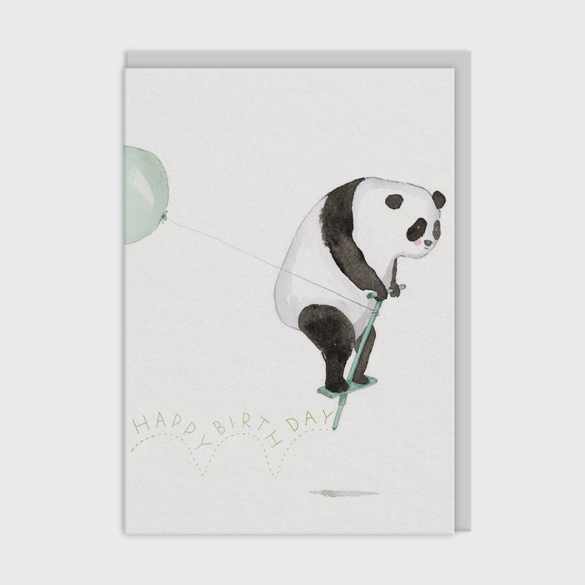 Panda Happy Birthday Card