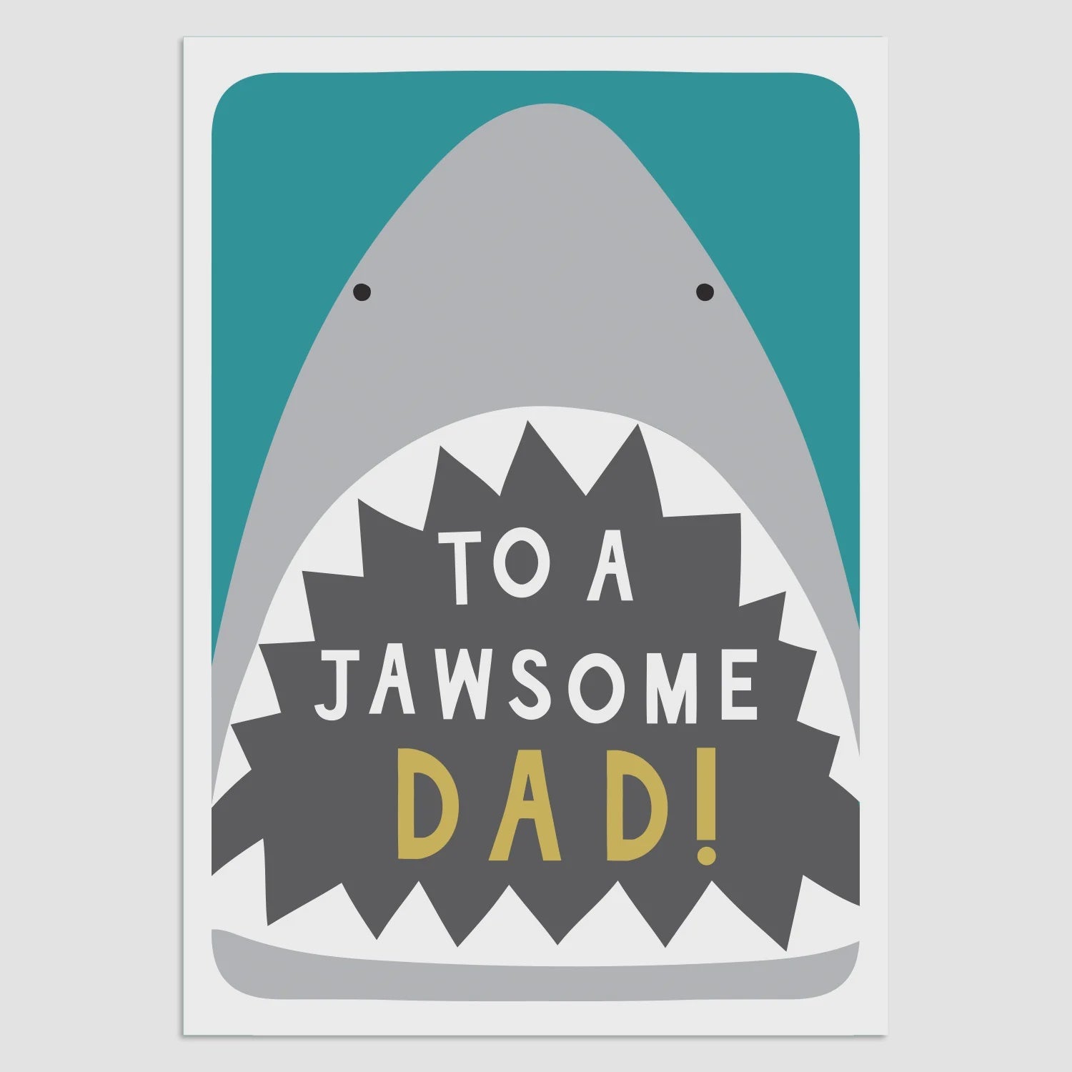 Jawsome Dad Card